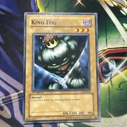 Yugioh! King Fog LOB-036 Common 1st Edition VLP - Image 1