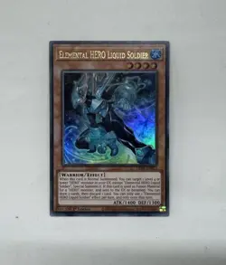 🔥Yugioh LDS3-EN103 Elemental Hero Liquid Soldier SECRET RARE NM 1ST EDITION - Image 1