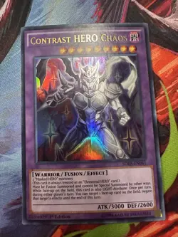 Contrast HERO Chaos SDHS-EN041 Ultra Rare 1st Edition MP Yugioh - Image 1