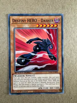 Destiny HERO - Dasher (Secret Rare) SGX1-ENB05 Box 1st Yugioh - Image 1