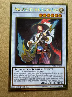 Virgil, Rock Star of the Burning Abyss PGL3-EN061 Yugioh - Image 1