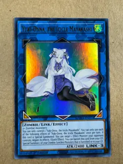 Yuki-Onna, the Icicle Mayakashi MAMA-EN014 Magnificent Mavens 1st Edition Yugioh - Image 1