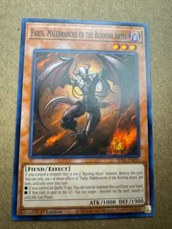Farfa, Malebranche of the Burning Abyss SDSA-EN016 1st Ed Yugioh - Image 1