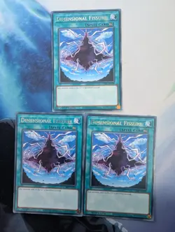 YuGiOh! Dimensional Fissure CRBR-EN030 x3 PLAYSET Rare 1st Ed - Image 1
