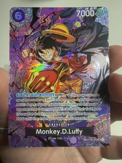 ST26-005 Monkey.D.Luffy SR SP Adventure on Kami’s Island One Piece TCG English - Image 1