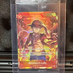 Monkey D. Luffy ST10-006 Alt Art SR Promo Sealed Pack Fresh PSA Ready! - Image 1