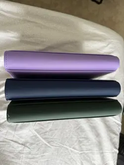 Purple/Blue/Green Vault X 4-Pocket Exo-Tec Zip Binder - 160 Cards (3 binder lot) - Image 2
