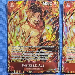 One Piece Card Game Ace & Sabo Illustration Box 9 Card Promo Lot OP05 ST15 - Image 3