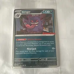 Pokemon Gengar GameStop Promo Holo Card 050/088 Mind Jack 2022 - Image 1