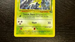 POKEMON TCG - ENGLISH JUNGLE SET SCYTHER 26/64 NON HOLO RARE CARD LP MP - Image 3
