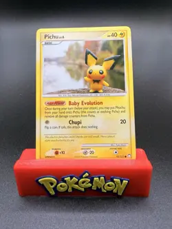 Pokemon TCG Pichu Card 93/123 Diamond & Pearl Mysterious Treasures 2007 - NM! - Image 1