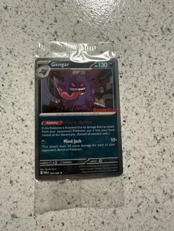 Pokemon TCG Gengar Promo 050/088 GameStop Exclusive 130 HP 10+ Attack Card - Image 1