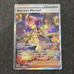 Acerola's Mischief 183/132 Special Illustration Rare Pokemon Card TCG - Image 1