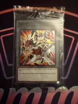 Yu-Gi-Oh Token Card TKN5-EN029 Yuma & Number F0: SEALED - Image 1