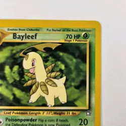 Bayleef 28/111 Neo Genesis Uncommon Pokemon Card - Image 3