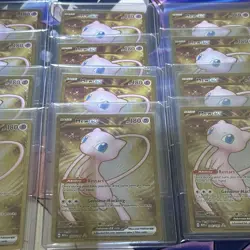1x Pokemon TCG Mew EX Metal Gold NM 205/165 Scarlet & Violet 151 Promo Card - Image 3