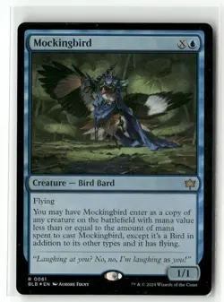 Mockingbird FOIL Bloomburrow MTG NM - Image 1