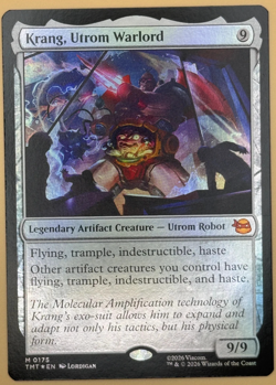 Krang, Utrom Warlord [TMT - 175] - NM [Foil] TCG MTG - Image 1