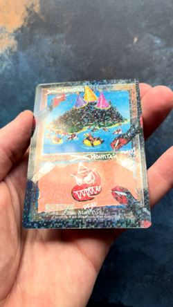 Magic The Gathering Deadpool Secret Lair Mountain Confetti Foil(Pool Party Foil) - Image 2