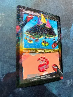 Magic The Gathering Deadpool Secret Lair Mountain Confetti Foil(Pool Party Foil) - Image 4