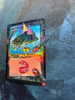 Magic The Gathering Deadpool Secret Lair Mountain Confetti Foil(Pool Party Foil) - Image 5