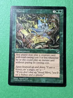 **Aluren** ~Tempest~ MTG: Magic the Gathering Light Play (LP) - Image 1