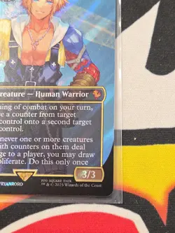 Tidus, Yuna's Guardian (Borderless) (Surge Foil) Commander: Final Fantasy Foil - Image 4
