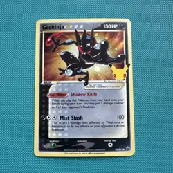 Pokemon TCG Greninja Gold Star SWSH144 25th Celebrations Promo NM/M - Image 1