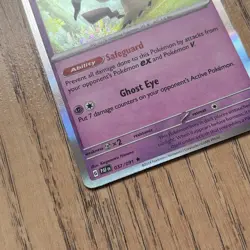 Pokemon TCG Mimikyu Paldean Fates 037/091 Holo Rare NM Pack Fresh Top Loaded - Image 2