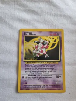 Mr. Mime 06/64 - ERROR PRINT - Jungle Set - Pokemon TCG - Image 1