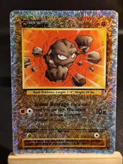2002 Pokemon Legendary Collection #77 Geodude Reverse Holo Foil - Image 1