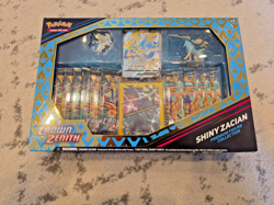 Pokemon Crown Zenith Shiny Zacian Premium Figure Collection Box 11 Booster Packs - Image 1