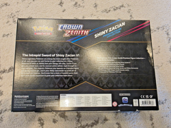 Pokemon Crown Zenith Shiny Zacian Premium Figure Collection Box 11 Booster Packs - Image 2