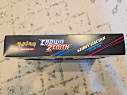 Pokemon Crown Zenith Shiny Zacian Premium Figure Collection Box 11 Booster Packs - Image 5