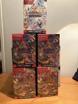 Pokemon 1 random BOOSTER BUNDLE! 6x PACKS! - Image 1
