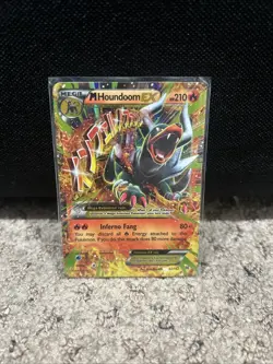 Pokemon M Houndoom EX 22/162 Holo XY BREAKthrough Card 2015 - Image 1