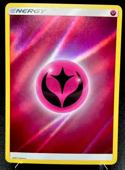 Fairy Energy 2017 LP Reverse Holo Discontinued Pink Pokemon Card! - Image 1