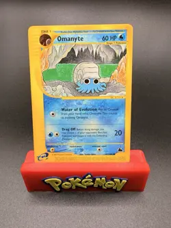 Omanyte - 41/144 Pokemon Skyridge - Regular E Reader NM Non Holo - Image 1