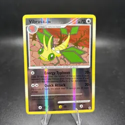 Vibrava 53/111 Pokemon TCG Platinum Rising Rivals Reverse Holo NM -j - Image 1