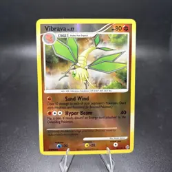 Pokemon TCG Vibrava 74/132 Secret Wonders Reverse Holo Uncommon NM -j - Image 1