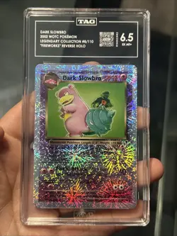 Pokemon Legendary Collection 2002 Dark Slowbro 8/110 Reverse Holo TAG 6.5 - Image 1