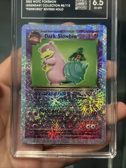Pokemon Legendary Collection 2002 Dark Slowbro 8/110 Reverse Holo TAG 6.5 - Image 2