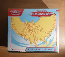 Pokemon TCG Paradox Rift ETB Elite Trainer Box (Roaring Moon) Factory Sealed - Image 1