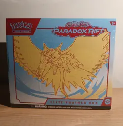 Pokemon TCG Paradox Rift ETB Elite Trainer Box (Roaring Moon) Factory Sealed - Image 2