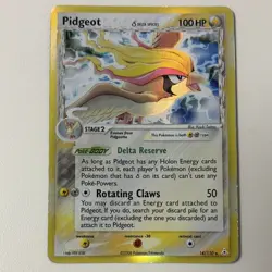 Pokemon Pidgeot EX Delta Species Holon Phantoms 14/110 Holo Rare 100HP 2006 - Image 1