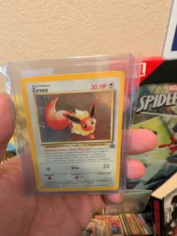 EEvee #11 Promo Black Star Vintage WOTC Pokemon TCG Best PSA 8 Worthy - Image 1