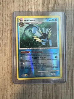 Vaporeon 34/111 Rising Rivals Reverse Holo Pokemon - Image 1