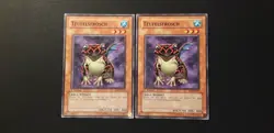 Yu-Gi-Oh! 2x Teufelsfrosch, SOI-DE026, Common, 1. Auflage, Deutsch, EX/GD - Image 1