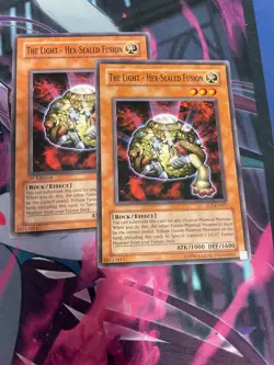YUGIOH - THE LIGHT HEX SEALED FUSION X2 - 1ST/UNLIMITED - NM - FET - COMMON - Image 1