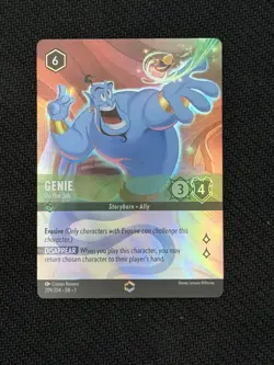Disney Lorcana TCG Genie On The Job 209/204 Enchanted - Image 1